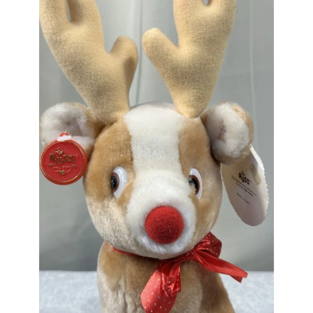 Vintage Russ And Berry Rudolph Luv Pets Collection New With‎ Tags 14inch